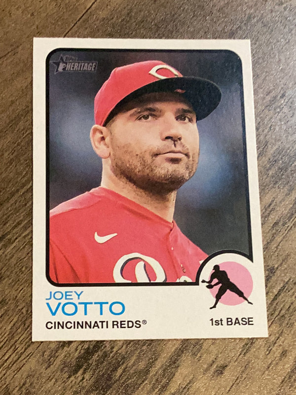 Joey Votto Cincinnati Reds MLB 2022 Topps Heritage 52 