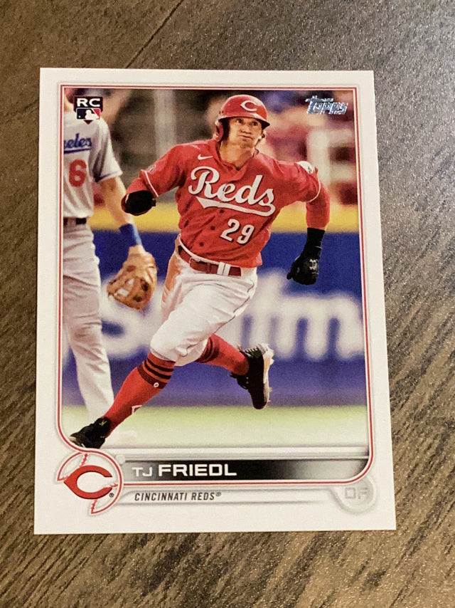 TJ Friedl Cincinnati Reds MLB 2022 Topps 546 RC