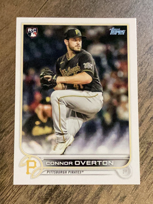 Connor Overton Pittsburgh Pirates MLB 2022 Topps 339 RC