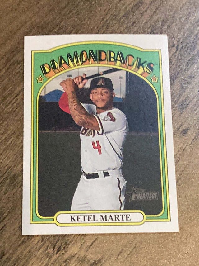 Ketel Marte Arizona Diamondbacks MLB 2021 Topps Heritage 83 