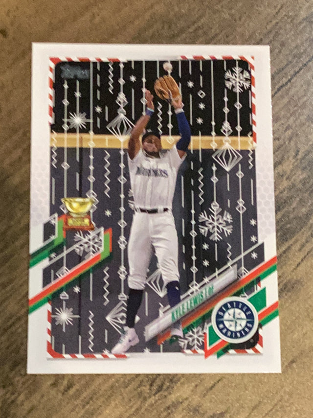Kyle Lewis Seattle Mariners MLB 2021 Topps Holiday HW117 ASR
