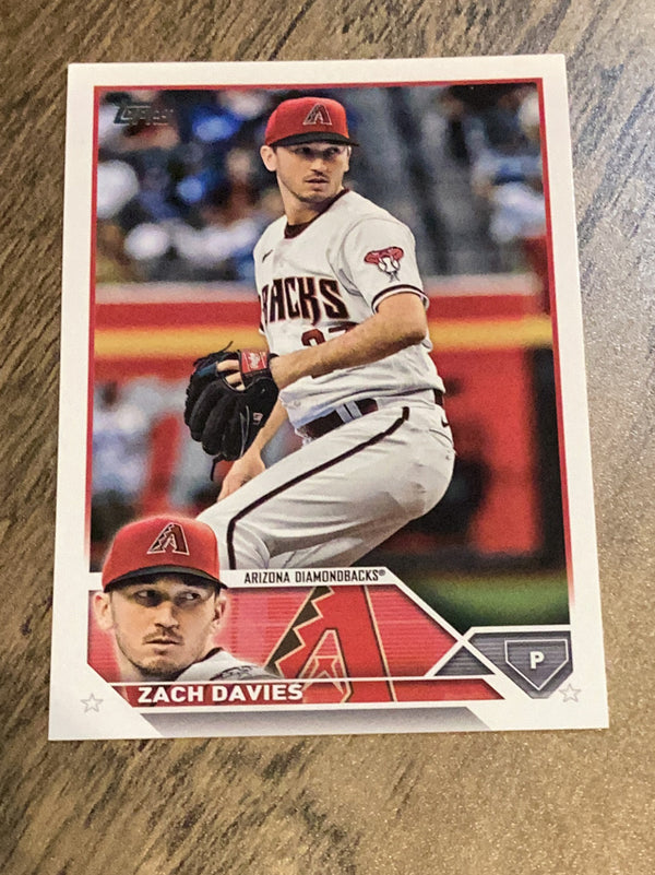 Zach Davies Arizona Diamondbacks MLB 2023 Topps 123 