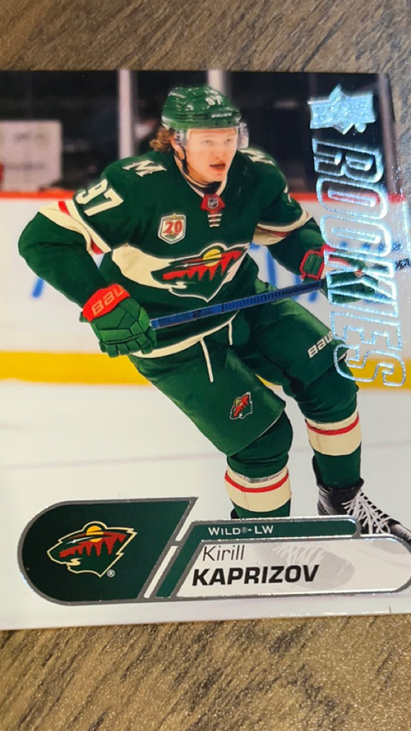 Kirill Kaprizov Minnesota Wild NHL 2020-21 Upper Deck NHL Star Rookies Box Set 25 