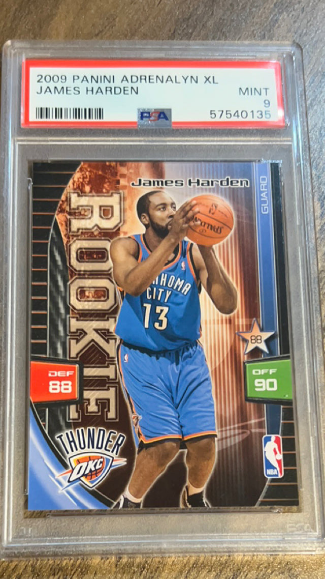 James Harden Oklahoma City Thunder NBA 2009-10 Panini Adrenalyn XL NNO RC