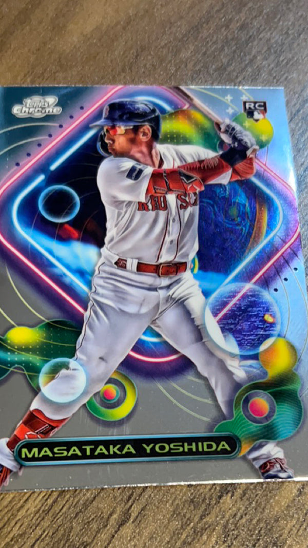 Masataka Yoshida Boston Red Sox MLB 2023 Topps Cosmic Chrome 185 RC