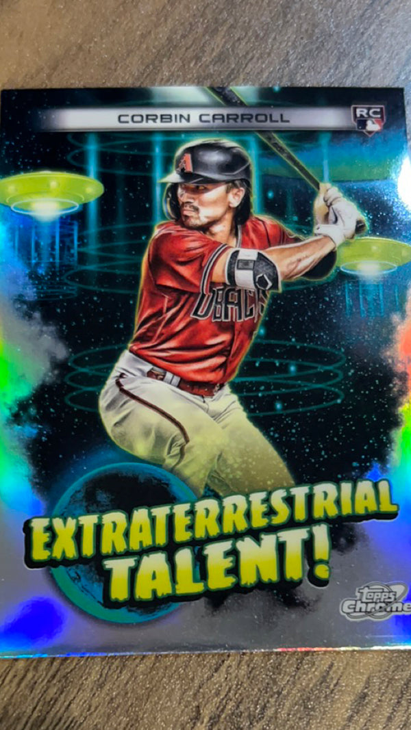 Corbin Carroll Arizona Diamondbacks MLB 2023 Topps Cosmic Chrome - Extraterrestrial Talent ET-7 