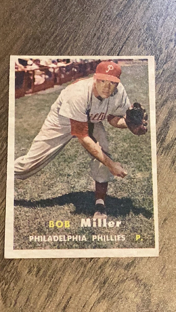 Bob Miller Philadelphia Phillies MLB 1957 Topps 46 