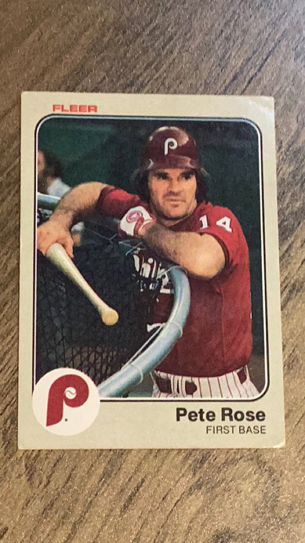 Pete Rose Philadelphia Phillies MLB 1983 Fleer 171 