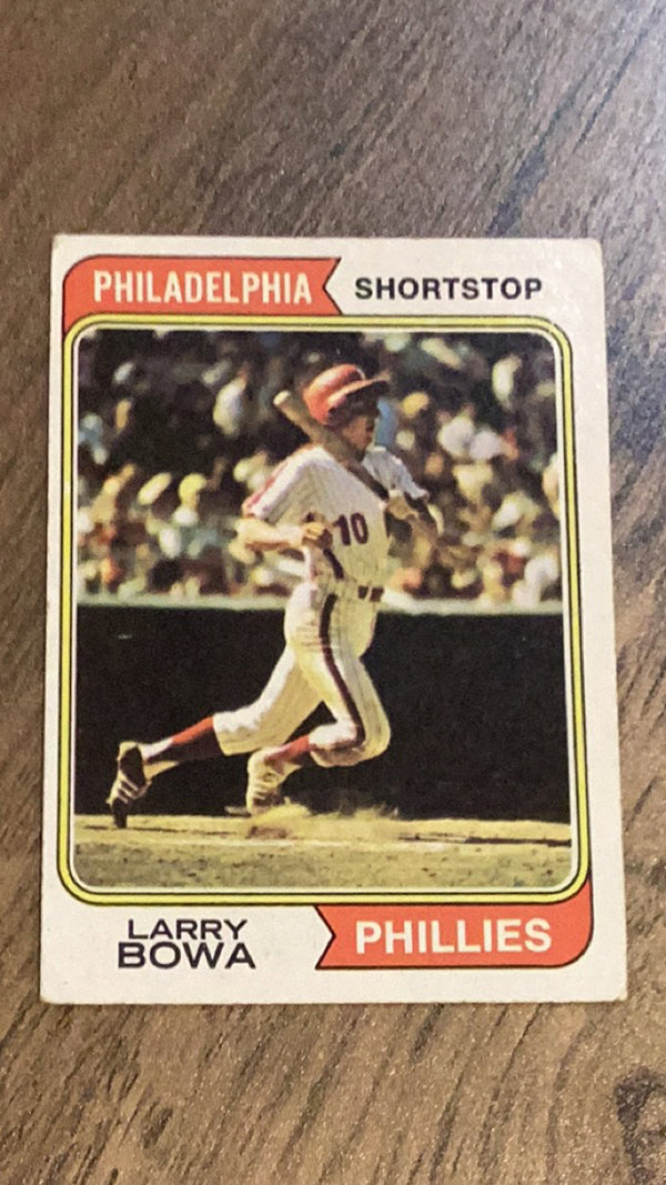 Larry Bowa Philadelphia Phillies MLB 1974 Topps 255 