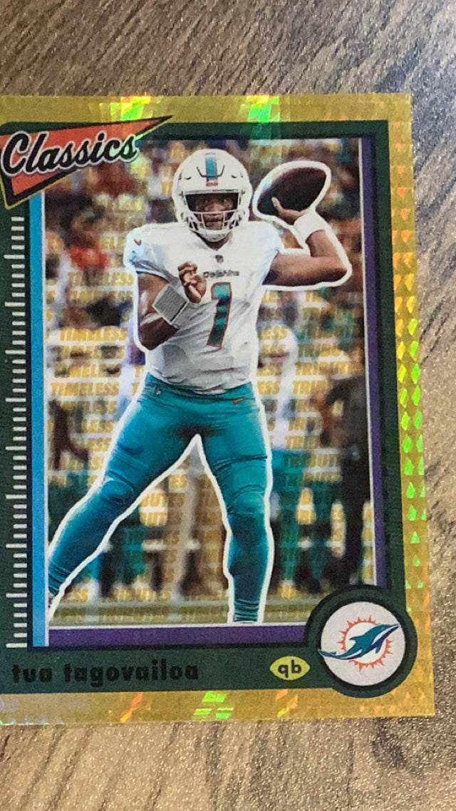 Tua Tagovailoa Miami Dolphins NFL 2022 Panini Classics 61 