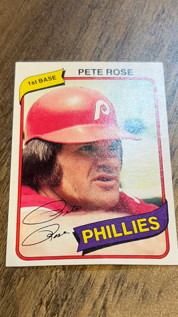 Pete Rose Philadelphia Phillies MLB 1980 Topps 540 