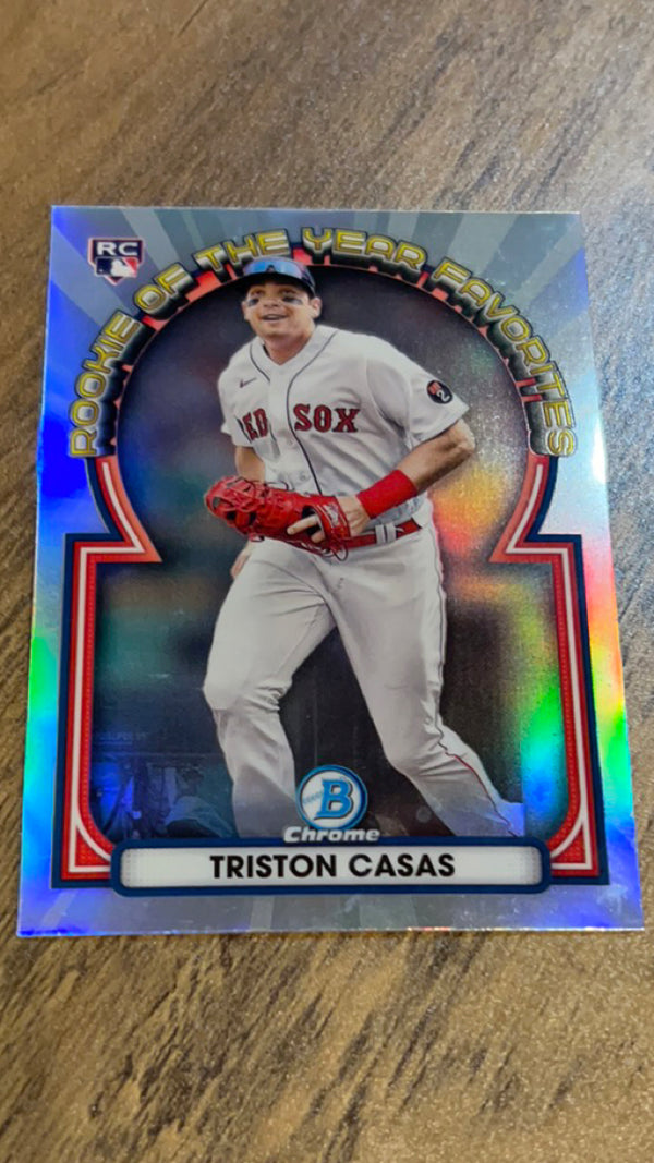 Triston Casas Boston Red Sox MLB 2023 Bowman: Rookie of the Year Favorites ROYF-14 