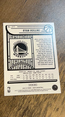 Ryan Rollins Golden State Warriors NBA 2022-23 Hoops 277 RC Panini