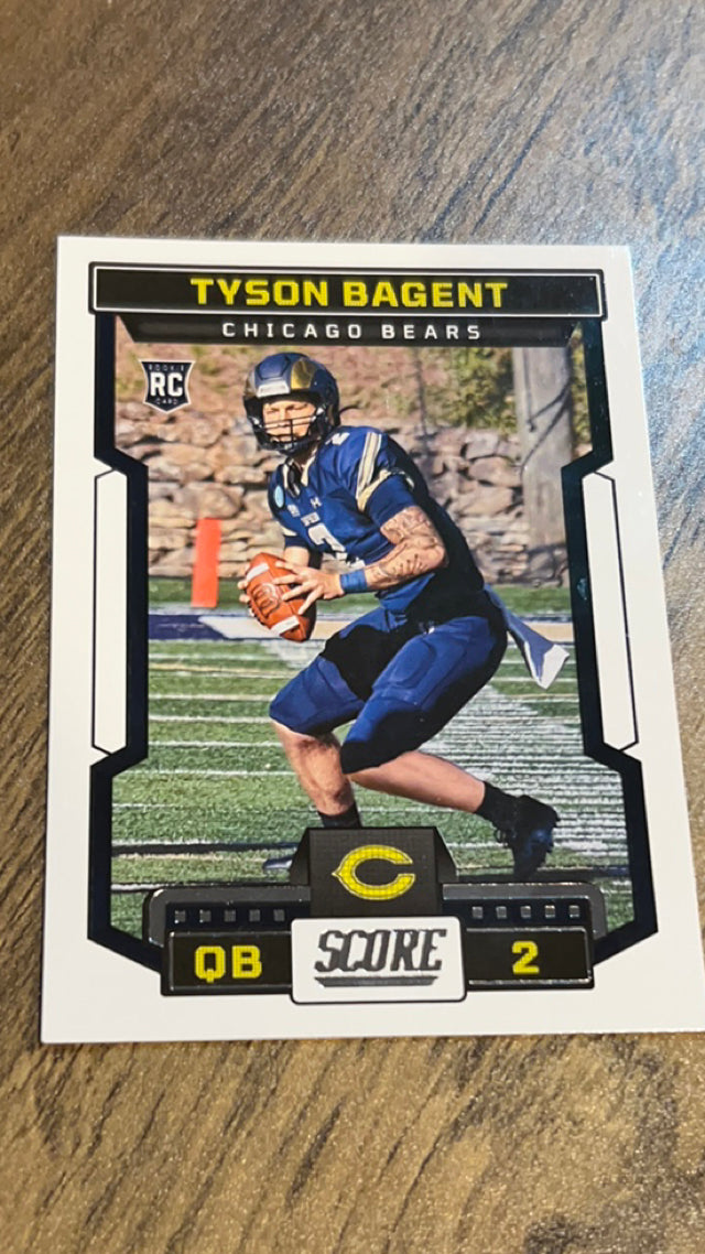 Tyson Bagent Chicago Bears NFL 2023 Score 312 RC