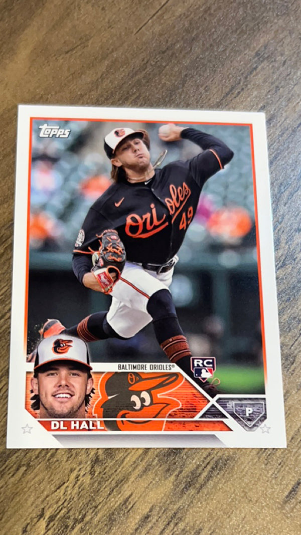 DL Hall Baltimore Orioles MLB 2023 Topps 547 RC