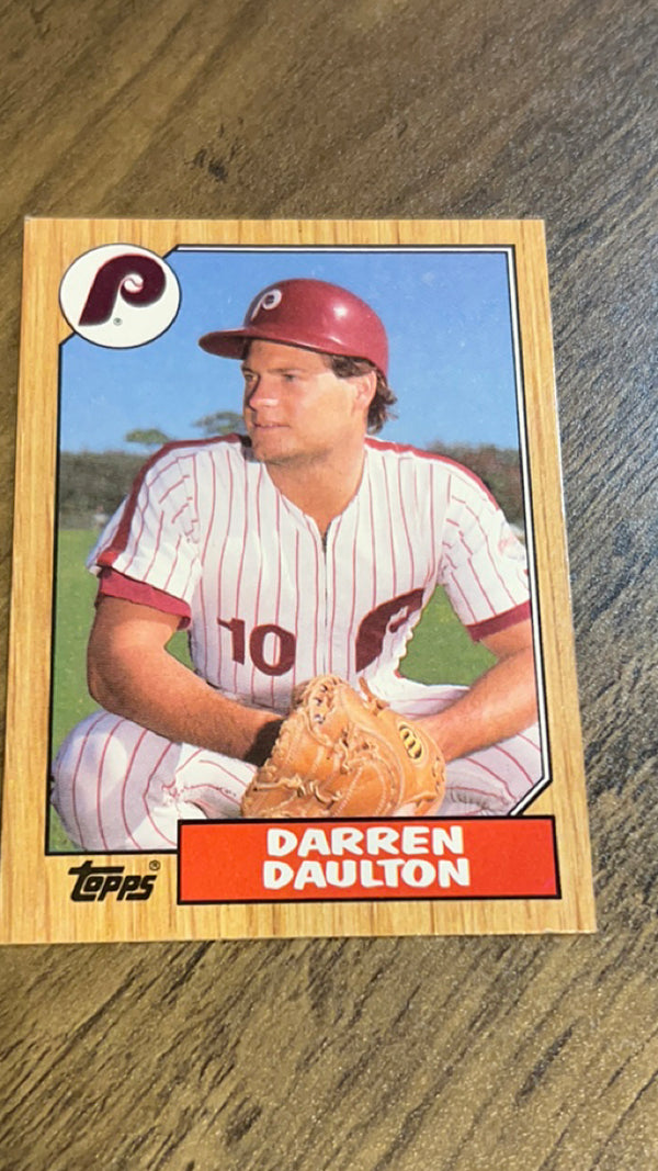 Darren Daulton Philadelphia Phillies MLB 1987 Topps 636 
