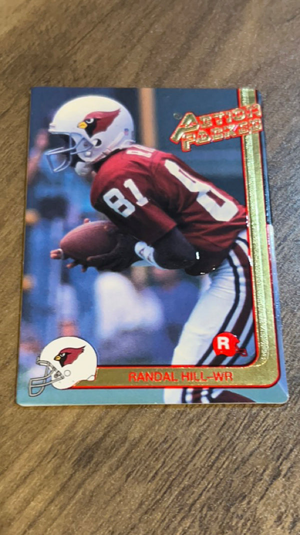 Randal Hill Phoenix Cardinals NFL 1991 Action Packed Rookie/Update 41 RC