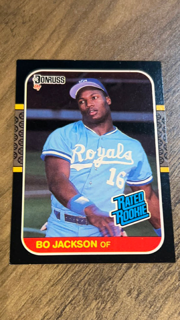 Bo Jackson Kansas City Royals MLB 1987 Donruss 35 RR, RC