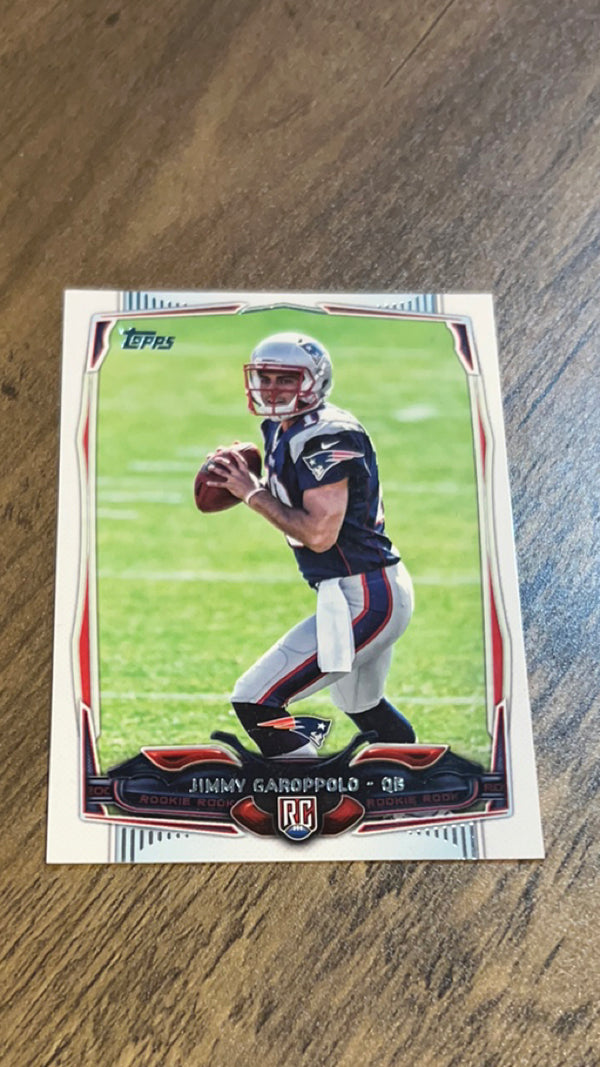 Jimmy Garoppolo New England Patriots NFL 2014 Topps 432a RC