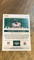 Garrett Wilson New York Jets NFL 2022 Panini Chronicles 43 RC Panini