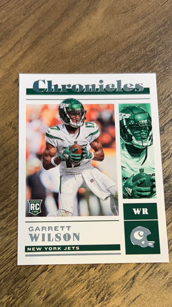 Garrett Wilson New York Jets NFL 2022 Panini Chronicles 43 RC