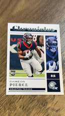 Dameon Pierce Houston Texans NFL 2022 Panini Chronicles 35 