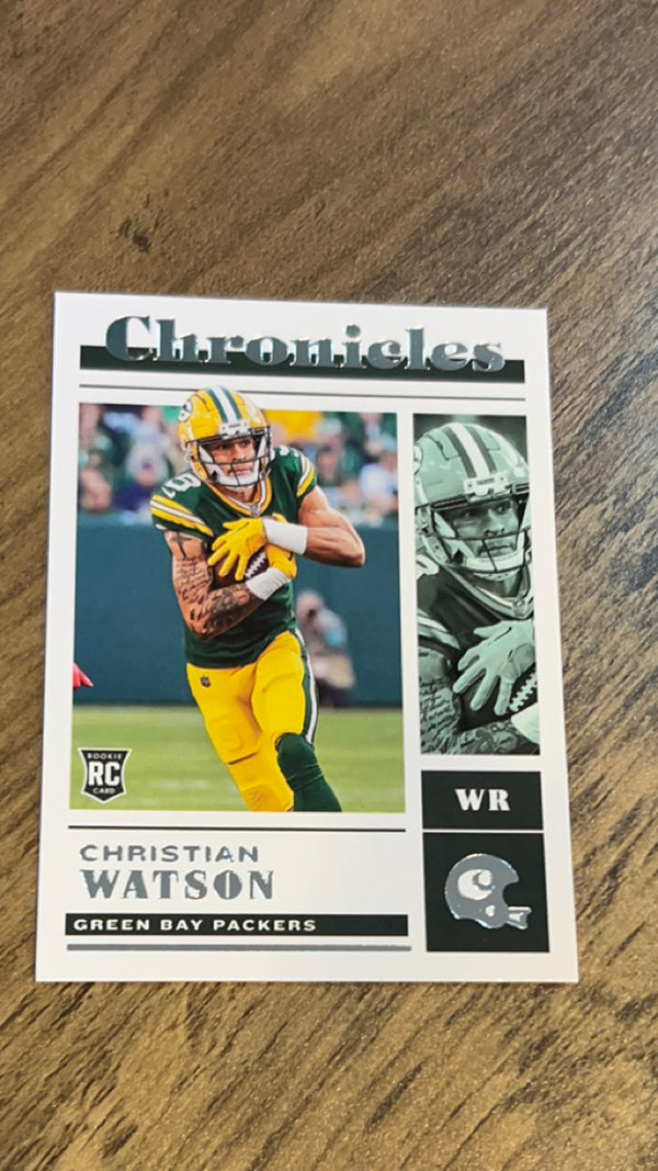 Christian Watson Green Bay Packers NFL 2022 Panini Chronicles 39 