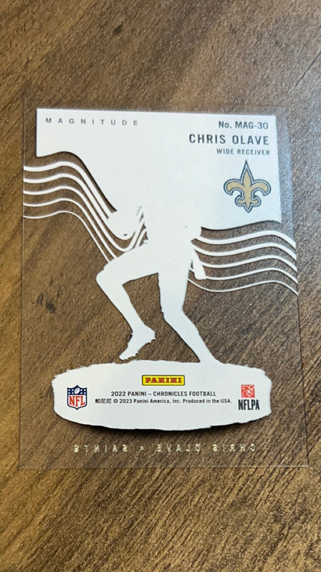 Chris Olave New Orleans Saints NFL 2022 Panini Chronicles - Magnitude MAG-30 Panini