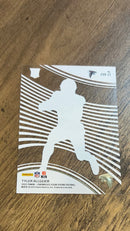 Tyler Allgeier Atlanta Falcons NFL 2022 Panini Chronicles - Clear Vision Rookies CVR-27 Panini