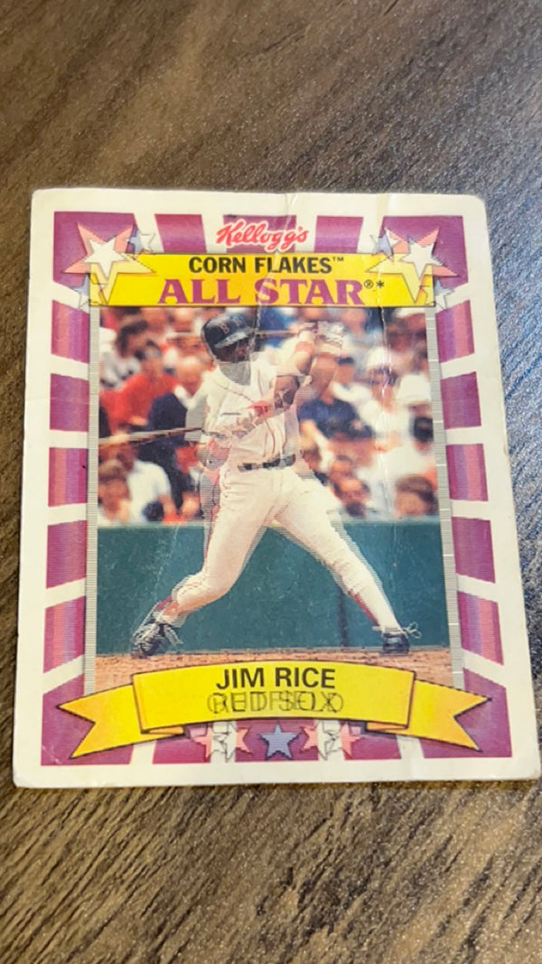 Jim Rice Boston Red Sox MLB 1992 Kellogg's All Star Canadian NNO 