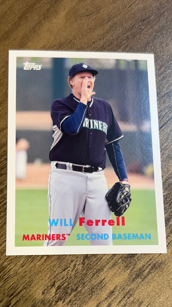 Will Ferrell Seattle Mariners MLB 2015 Topps Archives - Will Ferrell WF-2 