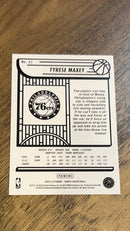 Tyrese Maxey Philadelphia 76ers NBA 2022-23 Hoops 31 Panini