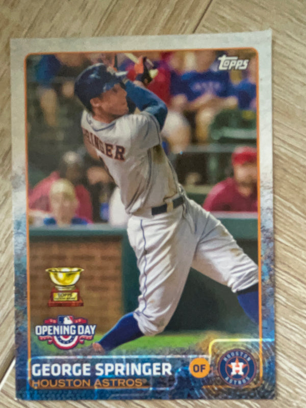 George Springer Houston Astros MLB 2015 Topps Houston Astros HA-12 