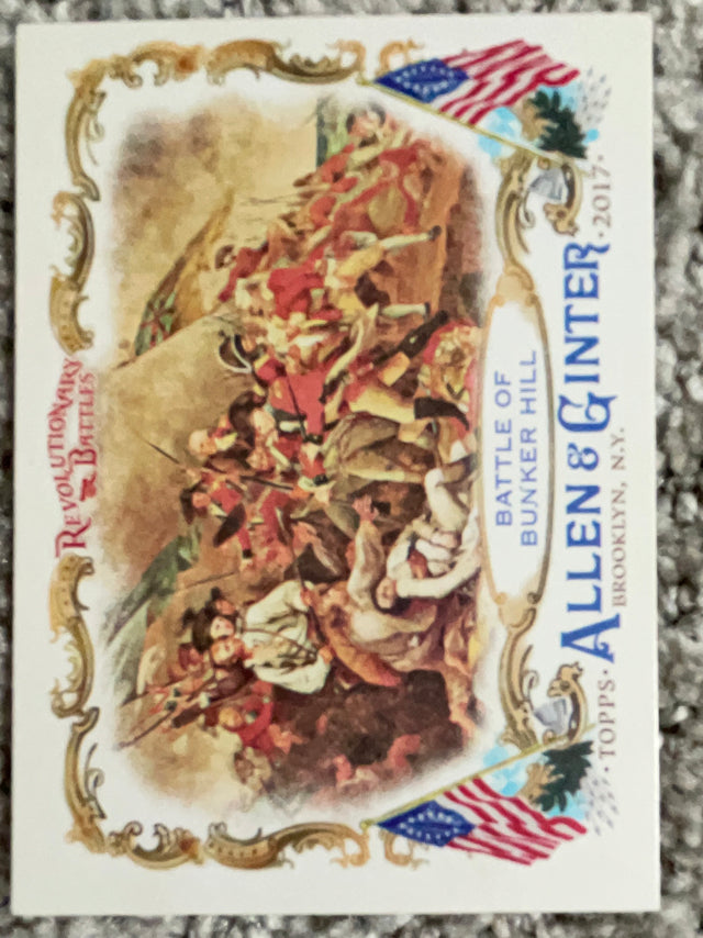 Battle of Bunker Hill  MLB 2017 Topps Allen & Ginter - Revolutionary Battles RB-2 