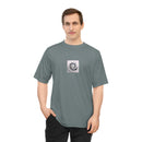 Unisex Zone Performance T-shirt - Spiral galaxy and planets aligned Printify