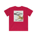 Kids Fine Jersey Tee - Spaceship has your Kitty Printify