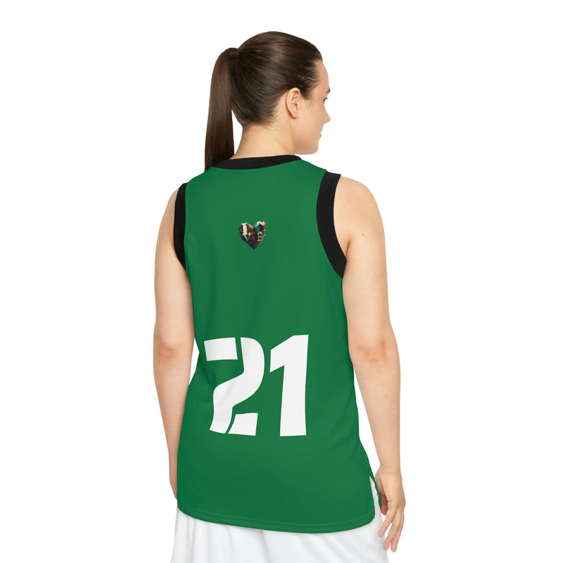 Unisex Basketball Jersey (AOP)  - Dragon  CA Sunset Printify